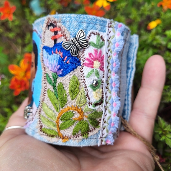 Frida Khalo Boho Cuff Bracelet - Picture 5 of 11